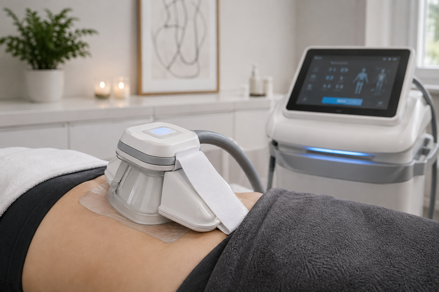 Cryolipolysis fat freezing treatment - non-invasive body contouring for stubborn fat reduction